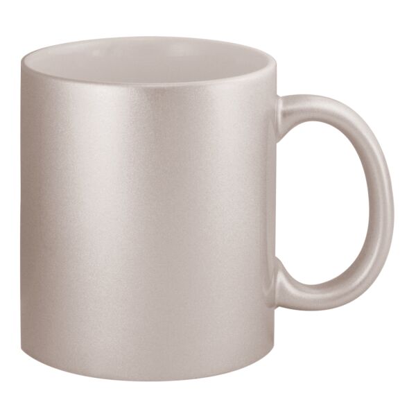 11oz Metallic Silver Mug