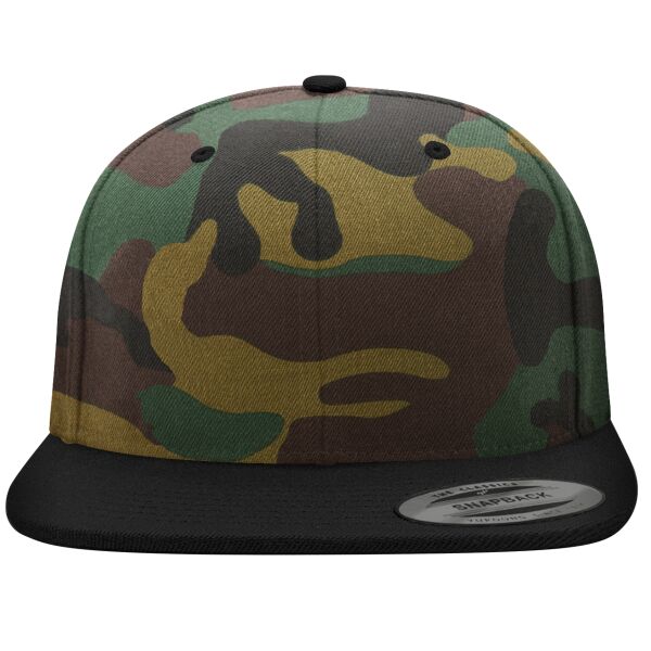 Structured Flat Bill Snapback Hat