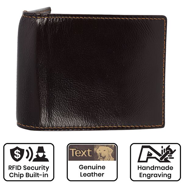 Leather Engraved Wallet