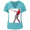 Women's Premium Deep V-Neck T-Shirt Thumbnail