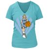 Women's Premium Deep V-Neck T-Shirt Thumbnail