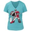 Women's Premium Deep V-Neck T-Shirt Thumbnail