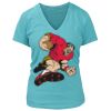 Women's Premium Deep V-Neck T-Shirt Thumbnail