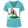 Women's Premium Deep V-Neck T-Shirt Thumbnail