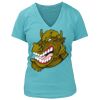 Women's Premium Deep V-Neck T-Shirt Thumbnail