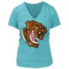 Women's Premium Deep V-Neck T-Shirt Thumbnail