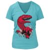 Women's Premium Deep V-Neck T-Shirt Thumbnail