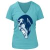 Women's Premium Deep V-Neck T-Shirt Thumbnail