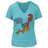 Women's Premium Deep V-Neck T-Shirt Thumbnail