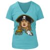 Women's Premium Deep V-Neck T-Shirt Thumbnail