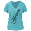 Women's Premium Deep V-Neck T-Shirt Thumbnail