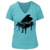 Women's Premium Deep V-Neck T-Shirt Thumbnail