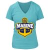 Women's Premium Deep V-Neck T-Shirt Thumbnail