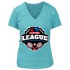 Women's Premium Deep V-Neck T-Shirt Thumbnail