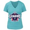 Women's Premium Deep V-Neck T-Shirt Thumbnail