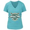 Women's Premium Deep V-Neck T-Shirt Thumbnail