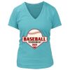Women's Premium Deep V-Neck T-Shirt Thumbnail