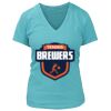 Women's Premium Deep V-Neck T-Shirt Thumbnail