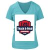 Women's Premium Deep V-Neck T-Shirt Thumbnail
