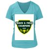 Women's Premium Deep V-Neck T-Shirt Thumbnail