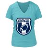 Women's Premium Deep V-Neck T-Shirt Thumbnail