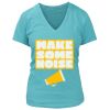 Women's Premium Deep V-Neck T-Shirt Thumbnail