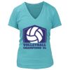 Women's Premium Deep V-Neck T-Shirt Thumbnail