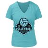 Women's Premium Deep V-Neck T-Shirt Thumbnail