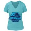 Women's Premium Deep V-Neck T-Shirt Thumbnail
