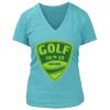 Women's Premium Deep V-Neck T-Shirt Thumbnail