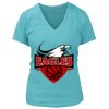Women's Premium Deep V-Neck T-Shirt Thumbnail