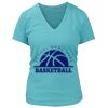 Women's Premium Deep V-Neck T-Shirt Thumbnail