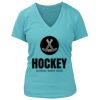 Women's Premium Deep V-Neck T-Shirt Thumbnail