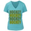 Women's Premium Deep V-Neck T-Shirt Thumbnail