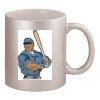 11oz Metallic Silver Mug Thumbnail