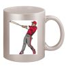 11oz Metallic Silver Mug Thumbnail