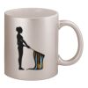 11oz Metallic Silver Mug Thumbnail