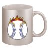 11oz Metallic Silver Mug Thumbnail