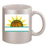 11oz Metallic Silver Mug Thumbnail