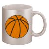 11oz Metallic Silver Mug Thumbnail