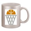 11oz Metallic Silver Mug Thumbnail