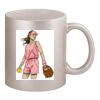11oz Metallic Silver Mug Thumbnail