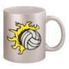 11oz Metallic Silver Mug Thumbnail