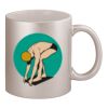 11oz Metallic Silver Mug Thumbnail