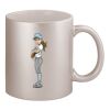 11oz Metallic Silver Mug Thumbnail