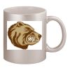 11oz Metallic Silver Mug Thumbnail