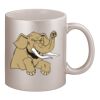11oz Metallic Silver Mug Thumbnail