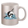 11oz Metallic Silver Mug Thumbnail