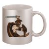 11oz Metallic Silver Mug Thumbnail