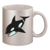 11oz Metallic Silver Mug Thumbnail